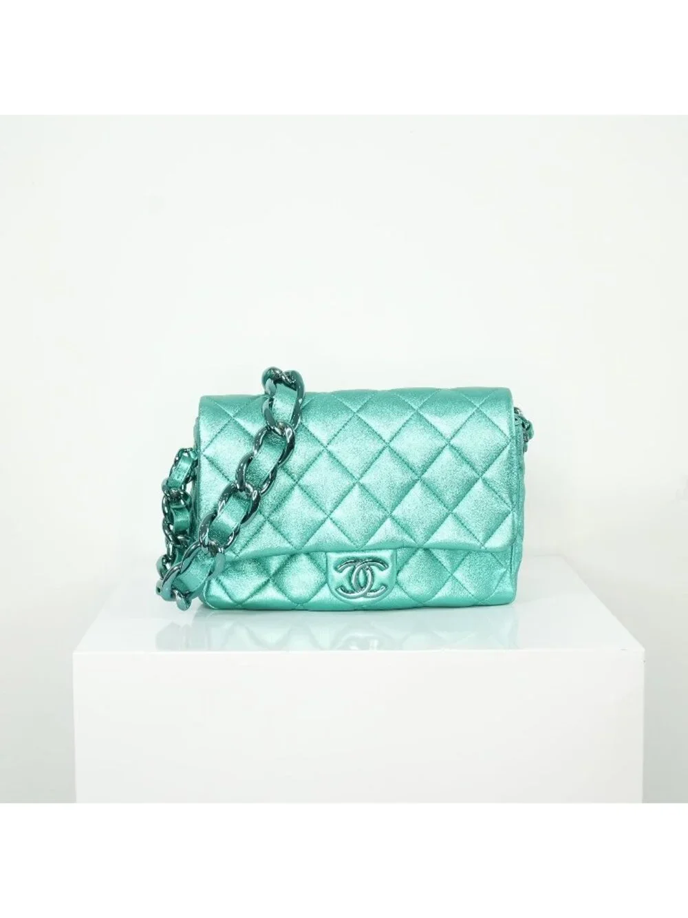 Chanel Metallic Lambskin Bag